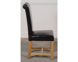 Thats Furniture Washington Leather Dining Chairs for Dining Room or Kitchen in Black - thumbnail 3