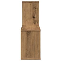 Berkfield Home Wall Shelf Artisan Oak 100x18x53 cm Engineered Wood in Brown - Size: 100 x 18 x 53 cm - thumbnail 5