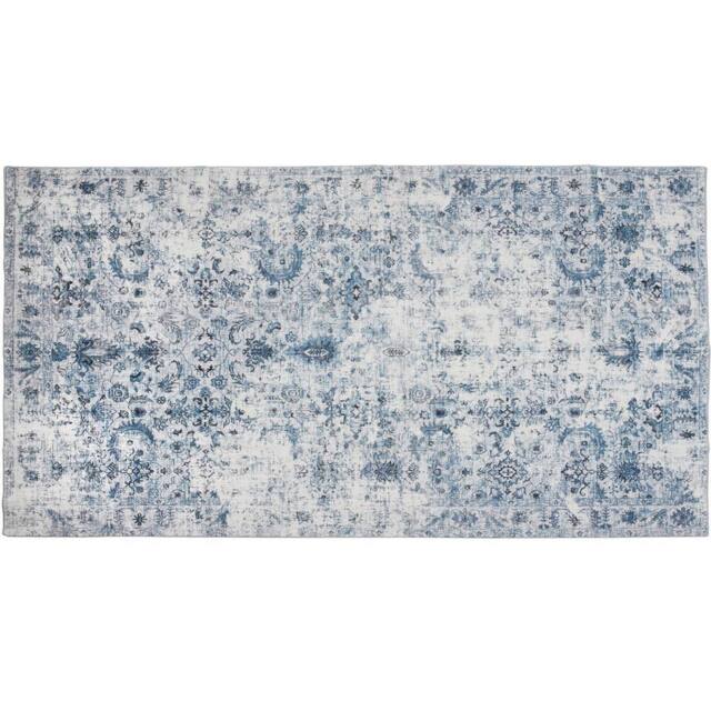 tectake Vintage Rug Amara 240 X 340 Cm - Blue - Size: 240 cm x 340 cm - image 1