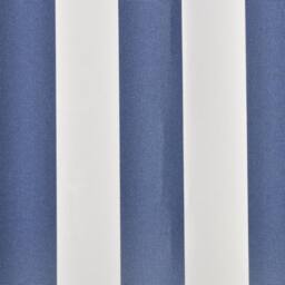 Berkfield Home Awning Top Sunshade Canvas Blue & White 4 x 3 m - thumbnail 3