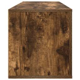Berkfield Home Wall Shoe Cabinet Smoked Oak 100x35x38 cm Engineered Wood in Brown - Size: 100 x 35 x 38 cm - thumbnail 7