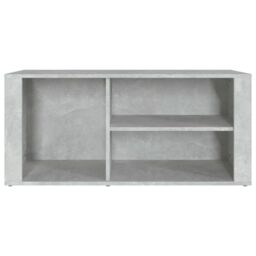Berkfield Home Shoe Cabinet Concrete Grey 100x35x45 cm Engineered Wood - Size: 100 x 35 x 45 cm - thumbnail 5