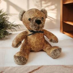 Minster Teddy Bear Door Stop - L13 x W20 x H32 cm - Brown - thumbnail 5