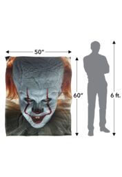 Warner Brothers IT Silky Touch Super Soft Throw Blanket 152x127cm in White - Size: 152x127 cm - thumbnail 3