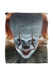 Warner Brothers IT Silky Touch Super Soft Throw Blanket 152x127cm in White - Size: 152x127 cm - thumbnail 1