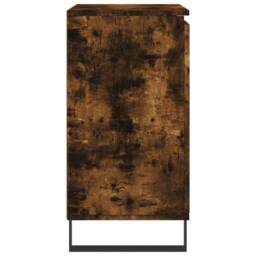 Berkfield Home Sideboard Smoked Oak 60x35x70 cm Engineered Wood in Brown - Size: 60 x 35 x 70 cm - thumbnail 7