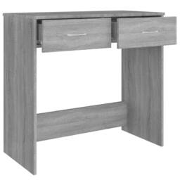 Berkfield Home Desk Grey Sonoma 80x40x75 cm Engineered Wood - Size: 80 x 40 x 75 cm - thumbnail 6