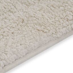 Berkfield Home Bathroom Mat Set 2 Pieces Fabric White - thumbnail 4