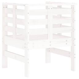 Berkfield Home Beautiful Garden Chairs 2 pcs White 61.5x53x71 cm Solid Wood Pine - thumbnail 7