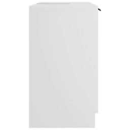 Berkfield Home Bathroom Cabinet White 64.5x33.5x59 cm Engineered Wood - thumbnail 8