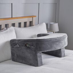 OHS Gaming Desk Lap Pillow Cushion Laptop Table Tray Filled Plump Foam Pockets Pad in Charcoal - thumbnail 5
