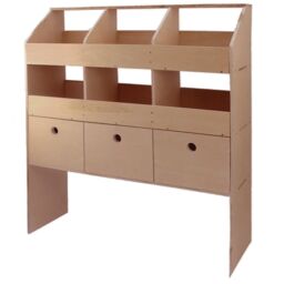 Monstershop Monster Racking Universal Van Racking Storage System in Terracotta - thumbnail 2