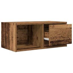 Berkfield Home TV Cabinets 2 pcs Old Wood 60x31x25.5 cm Engineered Wood in Brown - thumbnail 5