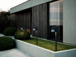 Nordlux Modern Outdoor Garden Post Black Metal E27 1m, IP54 - thumbnail 5