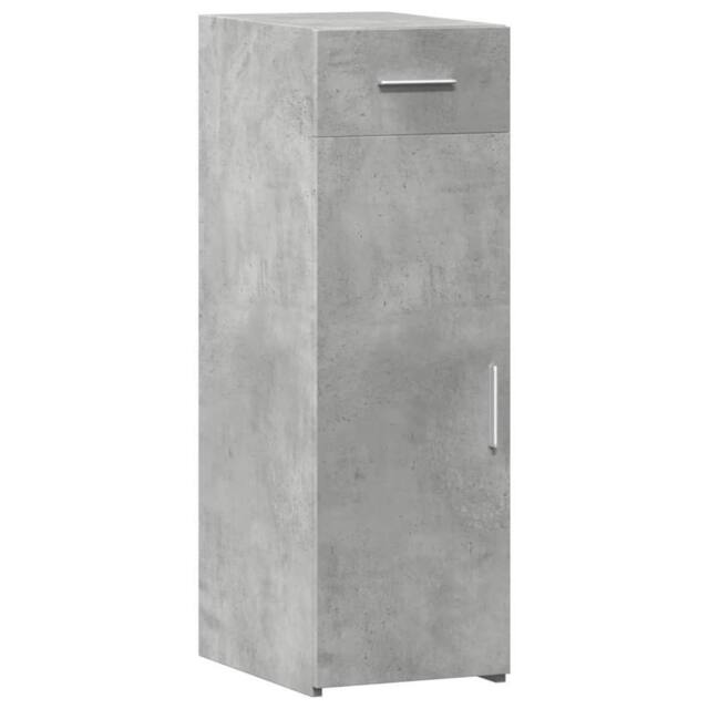 Berkfield Home Sideboard Concrete Grey 30x42.5x93 cm Engineered Wood - image 1