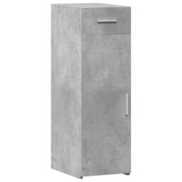 Berkfield Home Sideboard Concrete Grey 30x42.5x93 cm Engineered Wood - thumbnail 1
