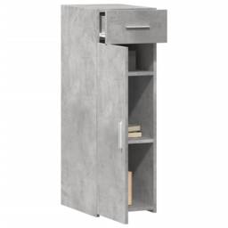 Berkfield Home Sideboard Concrete Grey 30x42.5x93 cm Engineered Wood - thumbnail 3