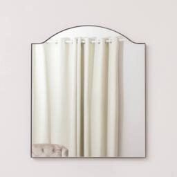 Melody Maison Matte Black Metal Framed Wall Mirror - 50cm X 65cm - Size: 50 cm X 65 cm - thumbnail 6