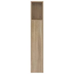 Berkfield Home Headboard Cabinet Sonoma Oak 160x18.5x104.5 cm in Brown - thumbnail 5
