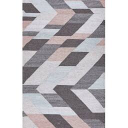 Wyld and Coco Handwoven Multicolour Jute-Cotton Rug 80 x 150 cm with Tassels - Size: 80 cm x 150 cm - thumbnail 2
