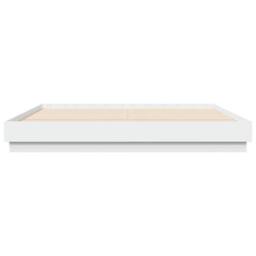 Berkfield Home Bed Frame without Mattress White 180x200 cm Super King - thumbnail 3
