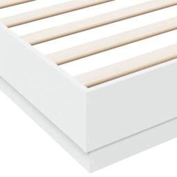 Berkfield Home Bed Frame without Mattress White 180x200 cm Super King - thumbnail 6