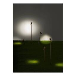 Netlighting Juncus Outdoor LED Outdoor Spike Light Brown 595lm 3000K IP65 - thumbnail 4