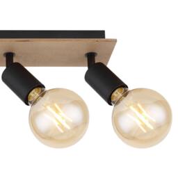Netlighting Martha 49cm Ceiling Spotlight Bar Black 4x E27 - thumbnail 5