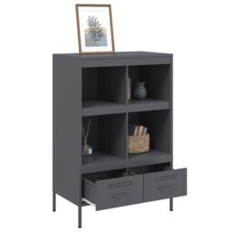 Berkfield Home Highboard Anthracite 68x39x101.5 cm Steel - thumbnail 5