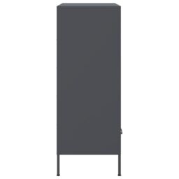 Berkfield Home Highboard Anthracite 68x39x101.5 cm Steel - thumbnail 7