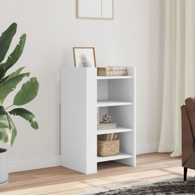 Berkfield Home Sideboard White 45x35x75 cm Engineered Wood - Size: 45 x 35 x 75 cm - image 1