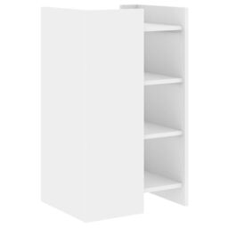 Berkfield Home Sideboard White 45x35x75 cm Engineered Wood - Size: 45 x 35 x 75 cm - thumbnail 6