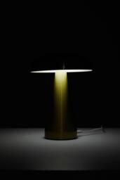 H&O Direct Mushroom Shape Rechargeable Dimmable Table Lamp Night Light in Gold - thumbnail 8