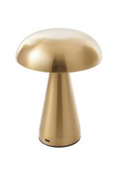H&O Direct Mushroom Shape Rechargeable Dimmable Table Lamp Night Light in Gold - thumbnail 6