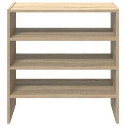 Berkfield Home Shoe Racks 2 pcs Stackable Sonoma Oak 60x30x30.5 cm in Light Brown - thumbnail 4