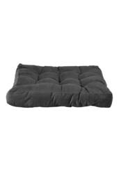 Living and Home Comfort Padded Corduroy Chair Cushion in Dark Grey - Size: 55 cm x 55 cm - thumbnail 5