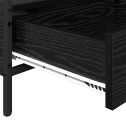 Berkfield Home Coffee Table Black oak 100 x 51 x 45 cm Engineered wood - thumbnail 9