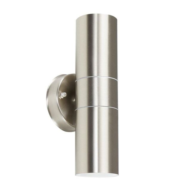 ValueLights Up/Down Silver Outdoor Wall-Up Down Light - image 1