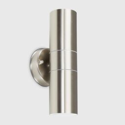 ValueLights Up/Down Silver Outdoor Wall-Up Down Light - thumbnail 2