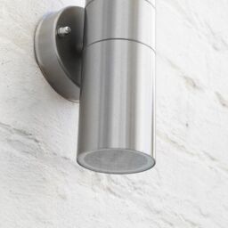 ValueLights Up/Down Silver Outdoor Wall-Up Down Light - thumbnail 4