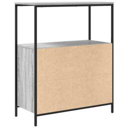 Berkfield Home Durable Bathroom Cabinet with Shelves Grey Sonoma 76.5x35x95 cm - thumbnail 8
