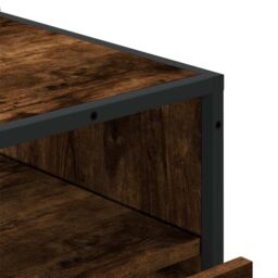 Berkfield Home Drawer Cabinet Smoked Oak 70x41x83.5 cm Engineered Wood in Brown - thumbnail 8