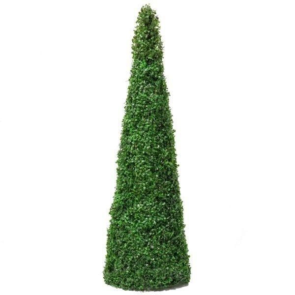 Primrose Artificial Topiary Cone Tree 140cm The XL Buxus Obelisk in Green - image 1