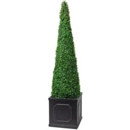 Primrose Artificial Topiary Cone Tree 140cm The XL Buxus Obelisk in Green - thumbnail 4