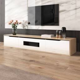 BTM TV cabinet, high gloss TV cabinet with color changing LED light - thumbnail 8