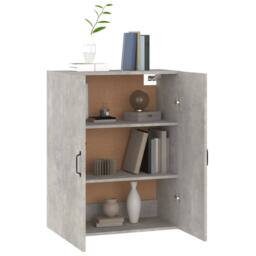 Berkfield Home Hanging Cabinet Concrete Grey 69, 5x34x90 cm Engineered Wood - Size: 5 x 34 x 90 cm - thumbnail 5