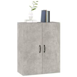 Berkfield Home Hanging Cabinet Concrete Grey 69, 5x34x90 cm Engineered Wood - Size: 5 x 34 x 90 cm - thumbnail 4