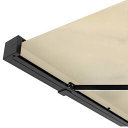 Primrose Awnings Deluxe Full Cassette Electric Awning Wireless Remote 4m With Lights in Off-White - thumbnail 4