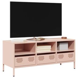 Berkfield Home TV Cabinet Pink 101.5x39x43.5 cm Cold-rolled Steel