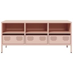 Berkfield Home TV Cabinet Pink 101.5x39x43.5 cm Cold-rolled Steel - thumbnail 4
